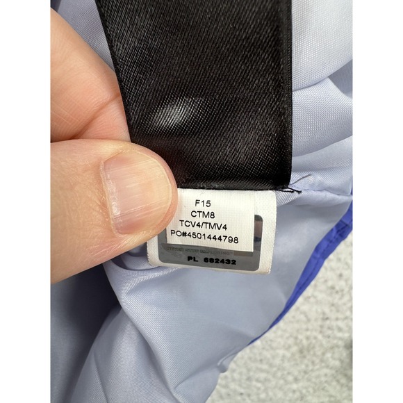 The North Face Jacket Womens Medium Blue HyVent Hooded Waterproof Rain Shell - Picture 6 of 6